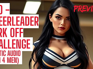 Cheerleader Makes You Cum Hard - Audio Porn Jerk Off Contest
