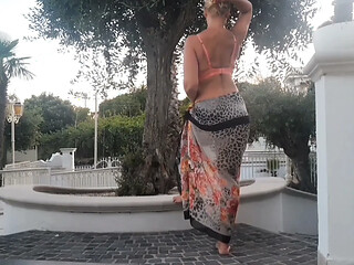 Outdoor Part of Selena's Daily Sex Games