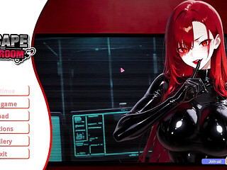 In this anime-themed video game, two best friends find themselves trapped