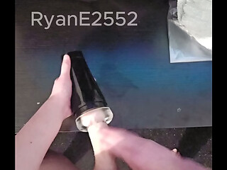 Big dick twink fucks step bros used fleshlight