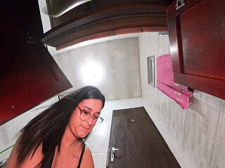 Housewife Without Underwear Seduces Plumber While Hes Fixing The Sink