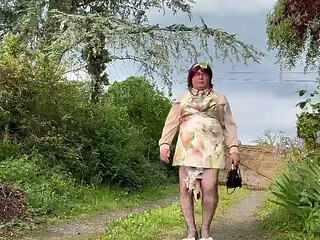 Dressed up with a little dress for an evening