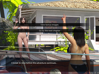 Honeymoon Island by Tk8000 - Stepaunty Wants to Be Breeded, Sloppy Blowjob From Stepsis 4