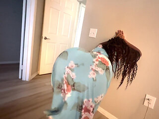 Quicky with a Thick Black Booty in Sundress