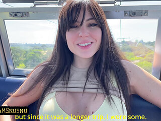 Joyride in a taxi payed him with the best blowjob