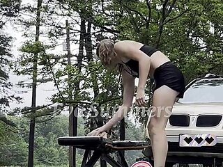 Eva Summers 2025 June Squats ~ Squats & Thrusters ~ Decline Bench Situps Workout