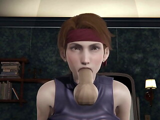 Jessie - A professional cocksucker - 3D Porn