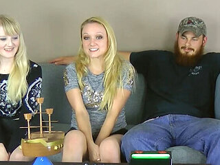 Blonde Teens Anneliese & Krystal Battle Hardcore - Threesome Fuck & Lost Bet Sex