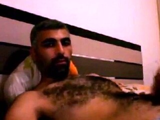 Hairy Horny Daddy Strokes His Big Cock