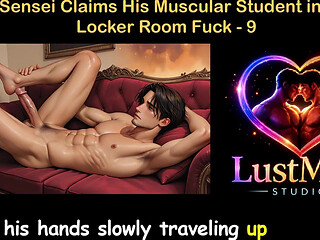 Gay Audio Sex Story - Judo Sensei Claims His Muscular Student in Rough Locker Room Fuck - Part 9
