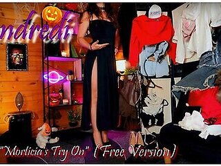 Halloween Costume Cosplay Ep 20 & 24 Morticias Try On & Backstage (free Version)