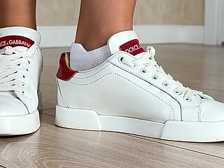 My Sneakers Perform and Whisper Happy Birthday by Tapping