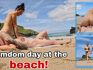 Femdom Day at the Beach
