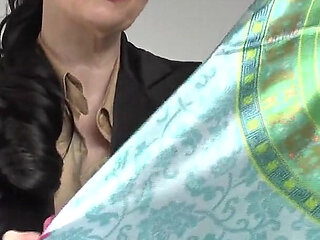 Satin Fetish: Hot Masturbation Game, Cum on My Skirt, Lady Victoria Valente