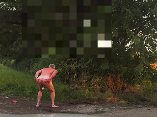 Showing off my tan naked in public
