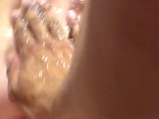 Soapy Bath Tits Massage and Boob Play