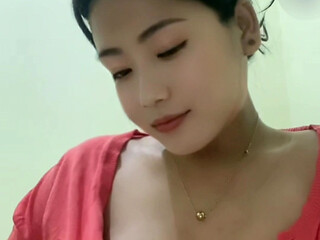 Horny young mom with big tits home alone