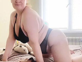 I'm showing off my panties