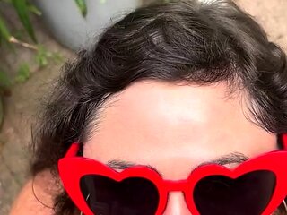 Brunette seductress working her big boobs and hot ass