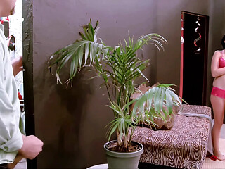 Ashli Ames, a pretty brunette babe, gets fucked hard by an older pervert.