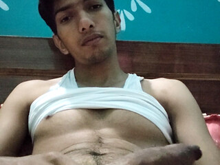Masterbating indian boy
