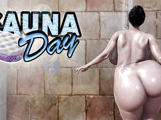 Sauna Day. a Curvy BBW Woman Lets a Public Bathhouse Visitor to Fuck Her After a Shower. Emptie41