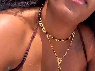 Ebony Thick Babe Charlotte Lavish Fucks Her Big Dick Neighbor
