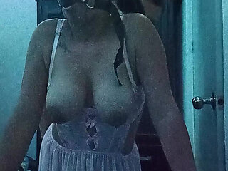 Girl fucking her like a goddess with her big and delicious tits and rich ass.