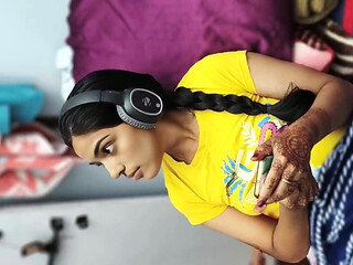 Indian Mausi Hardcore Rough Fuck Her Pussy Creampie in Doggy