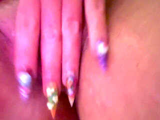 Rubbing my clit close up- POV