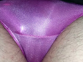 pretty pink panty vibe ~ won'_t you jerk off &amp_ cum on my panty?  I want eat the cum on my panty