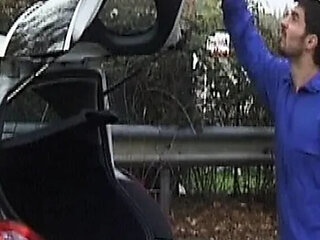 French amateur babe gets nasty anal with big dick in retro movie