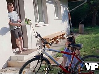 Old man seduces and bangs teenage girlfriend in a cheat