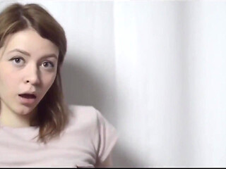 Her First Porn Video for You: She Get Crempie