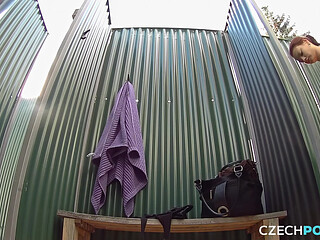 Czech Pool 7: Firm Fitness Beauty Goes Bare Poolside