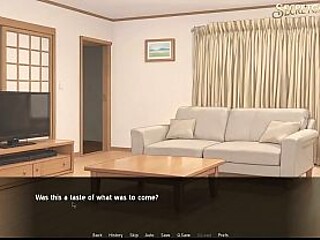 Honeymoon turns explicit with buxom wife in anime 3D game