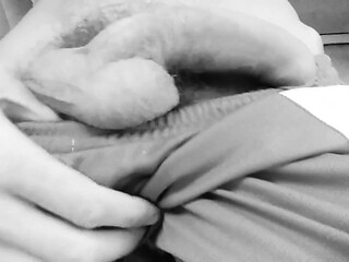 Vintage Porn Man with Nice Body Masturbates His Perfect Cock and Spits a Big Cumshot