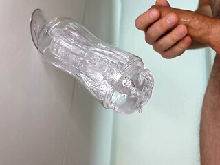 Watching It Disappear Deep Into the Clear Toy
