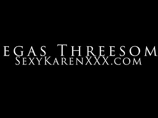 Karen Fisher and two hot babes play in a Las Vegas casino