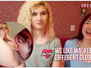 Cute Redhead Gives Blonde Babe Lesbian Pleasures