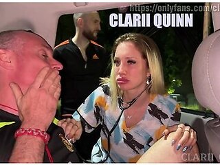 Nurse Clari Quinn Parties In The Uber