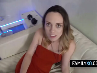 Sexy stepdaughter fucked by stepdad for being bratty - Jade Nile