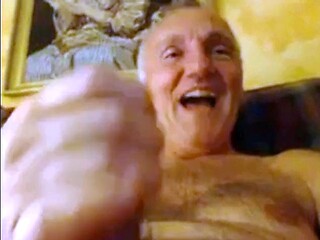 Grandpa Strokes on Webcam