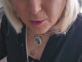 After sucking a dick, Candice is radiant.