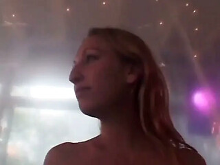 French babe squirts on lesbian friend in hot homemade scene