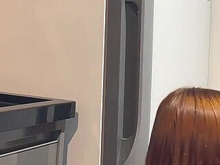 Neighbor Catches Me in the Kitchen, Eats Me and Makes Me Breastfeed