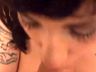 Hairy Girl with Perfect Bod 90s Facial