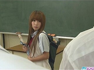 Japanese Classmate Gets Double Penetration
