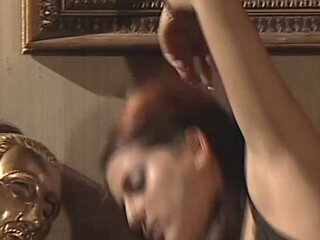 Silvia Lancome and Two Masked Men: Threesome in the Brothel