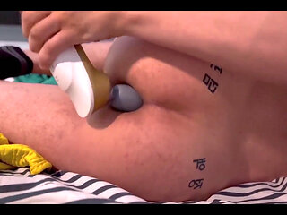 Arab Kuwaiti Gay Anal Gaping with Vibrator